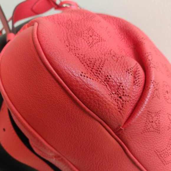 Auth Louis Vuitton Selene Pm Like New Orange Mahina - Picture 3 of 10